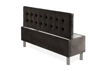 Ella Sengekiste 140cm Rutete - Svart - Oppbevaring - Oppbevaringsmøbler - Oppbevaringskiste & sengekiste