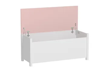 Hilts Förvaringskista NO_BRAND Vit||Pink - Oppbevaring - Oppbevaringsmøbler - Oppbevaringskiste & sengekiste