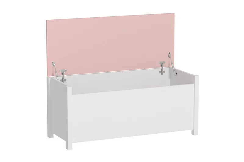 Hilts Förvaringskista NO_BRAND Vit||Pink - Oppbevaring - Oppbevaringsmøbler - Oppbevaringskiste & sengekiste