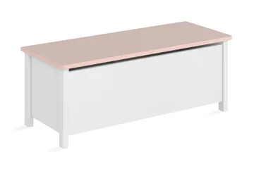 Hilts Förvaringskista NO_BRAND Vit||Pink - Oppbevaring - Oppbevaringsmøbler - Oppbevaringskiste & sengekiste