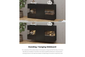 Jestine Oppbevaringskiste 120 cm - Svart - Oppbevaring - Oppbevaringsmøbler - Oppbevaringskiste & sengekiste