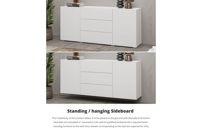 Jestine Oppbevaringskiste 140 cm - Hvit - Oppbevaring - Oppbevaringsmøbler - Oppbevaringskiste & sengekiste