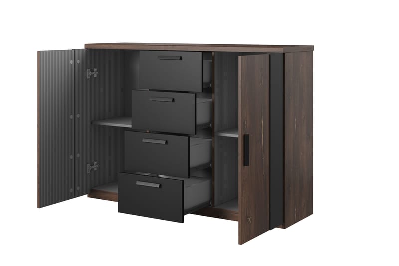 Joannie Oppbevaringskiste 132 cm - Mørkebrun/Svart - Oppbevaring - Oppbevaringsmøbler - Oppbevaringskiste & sengekiste