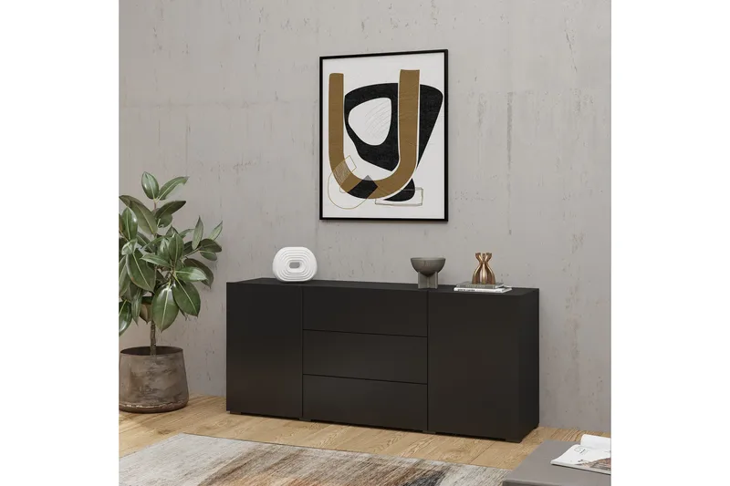 Oppbevaringskiste Speno 140 cm, Svart