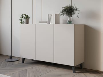 Orvik Skjenk 120 cm i Tre med Metallben - Beige - Oppbevaring - Oppbevaringsmøbler - Sideboard & skjenk