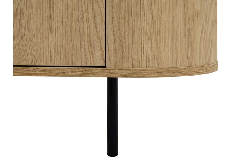 Pantego Skjenk 184x40 cm i Tre med Metallben - Brun - Oppbevaring - Oppbevaringsmøbler - Sideboard & skjenk