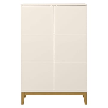 Pelle høyskap 80x121 cm - Kasjmir og eik - Oppbevaring - Oppbevaringsmøbler - Sideboard & skjenk