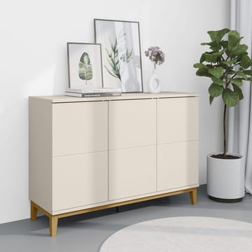 Pelle skjenk 120x85 cm - Kasjmir og eik - Oppbevaring - Oppbevaringsmøbler - Sideboard & skjenk