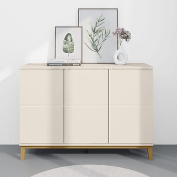 Pelle skjenk 120x85 cm - Kasjmir og eik - Oppbevaring - Oppbevaringsmøbler - Sideboard & skjenk