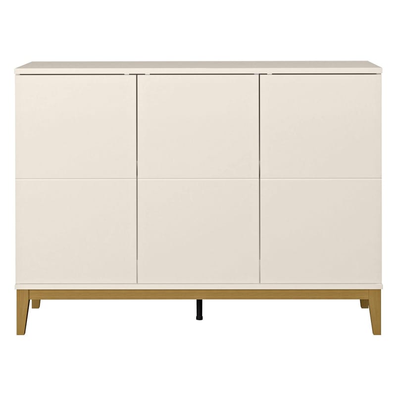 Pelle skjenk 120x85 cm - Kasjmir og eik - Oppbevaring - Oppbevaringsmøbler - Sideboard & skjenk