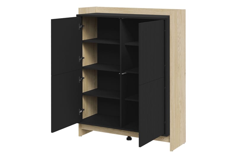 Polina Møbelsett til Stue - Brun / Svart - Oppbevaring - Oppbevaringsmøbler - Møbelsett til stue