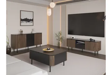 Pollena Møbelsett Til Stue - Brun - Oppbevaring - Oppbevaringsmøbler - Møbelsett til stue