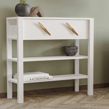 Relon Kommode 90x85x30 cm - Hvit - Oppbevaring - Oppbevaringsmøbler - Sideboard & skjenk