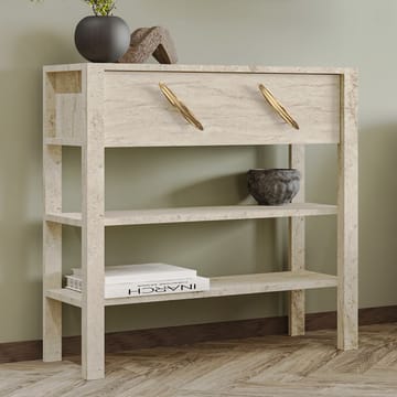 Relon Kommode 90x85x30 cm - Travertin - Oppbevaring - Oppbevaringsmøbler - Sideboard & skjenk
