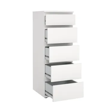 Rengo Kommode med 5 skuffer 40x40x107 cm - Oppbevaring - Oppbevaringsmøbler - Kommode