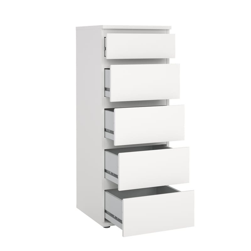 Rengo Kommode med 5 skuffer 40x40x107 cm - Oppbevaring - Oppbevaringsmøbler - Kommode