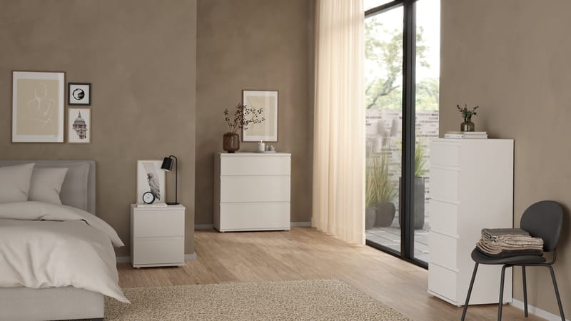 Rengo Kommode med 5 skuffer 40x40x107 cm - Oppbevaring - Oppbevaringsmøbler - Kommode