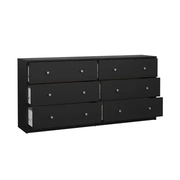 Renor Kommode dobbel kommode med 6 skuffer 143x30x68 cm - Oppbevaring - Oppbevaringsmøbler - Kommode