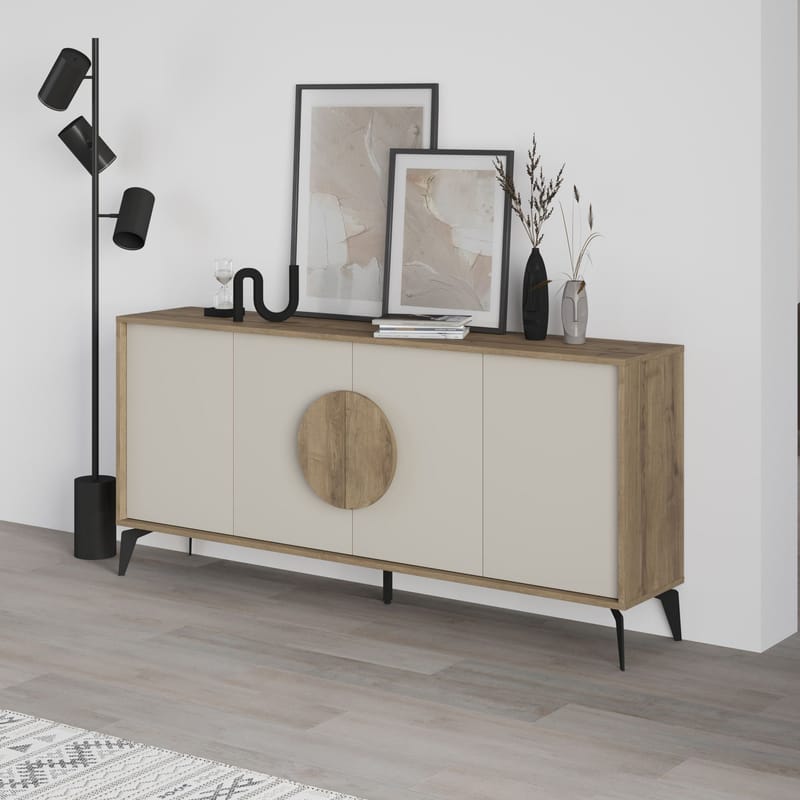 Rolina Konsollbord 180 cm - Hitit og sandstein - Oppbevaring - Oppbevaringsmøbler - Sideboard & skjenk