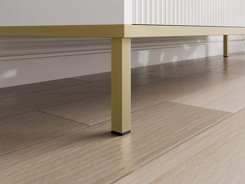 Salmor Skjenk 135x42 cm - Hvit - Oppbevaring - Oppbevaringsmøbler - Sideboard & skjenk