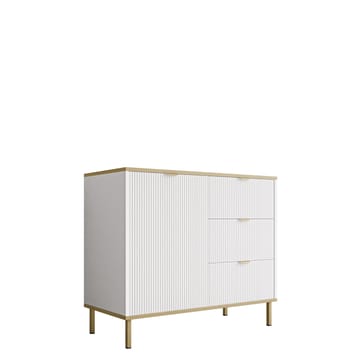 Salmor Skjenk 91x42 cm - Hvit - Oppbevaring - Oppbevaringsmøbler - Sideboard & skjenk