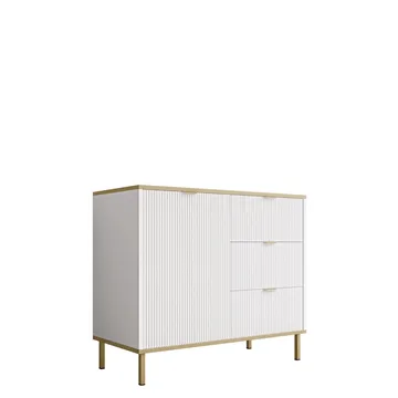 Salmor Skjenk 91x42 cm - Hvit - Oppbevaring - Oppbevaringsmøbler - Sideboard & skjenk