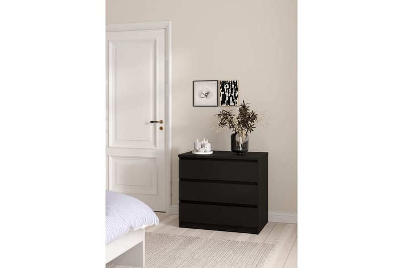 Salomns Kommode 77 cm - Svart - Oppbevaring - Oppbevaringsmøbler - Kommode