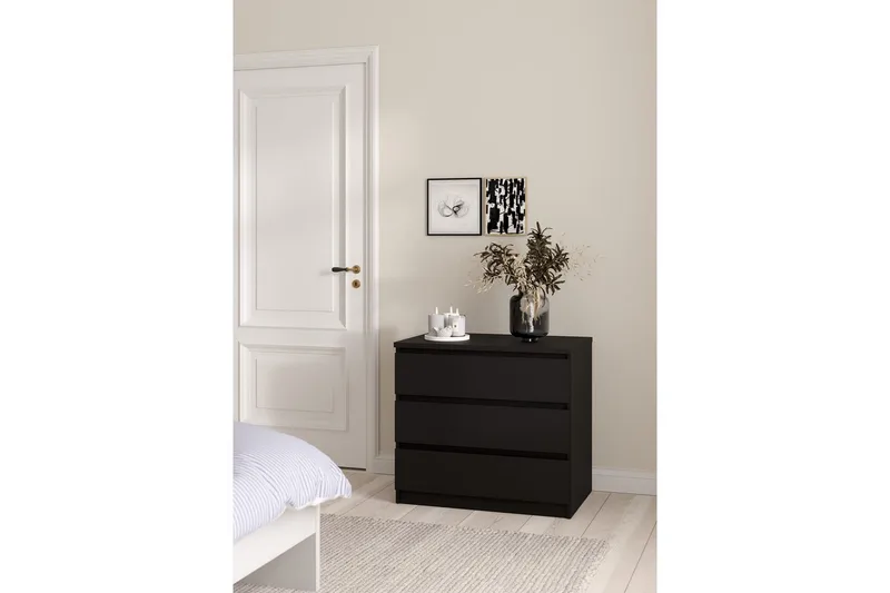 Salomns Kommode 77 cm - Svart - Oppbevaring - Oppbevaringsmøbler - Kommode