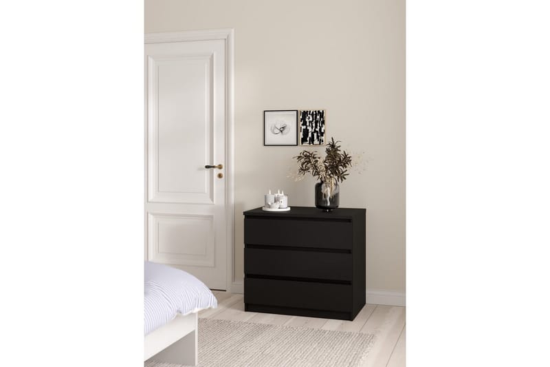 Salomns Kommode 77 cm - Svart - Oppbevaring - Oppbevaringsmøbler - Kommode