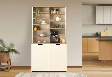 Salongbord Homitis Flexa (100 x 190 x 45 cm) Eik krem - Oppbevaring - Oppbevaringsmøbler - Kjøkkenøy