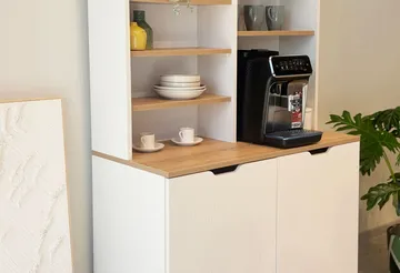 Salongbord Homitis Flexa (100 x 190 x 45 cm) Eik krem - Oppbevaring - Oppbevaringsmøbler - Kjøkkenøy