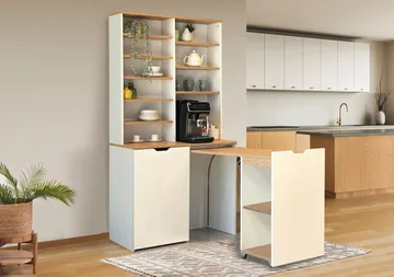 Salongbord Homitis Flexa (100 x 190 x 45 cm) Eik krem - Oppbevaring - Oppbevaringsmøbler - Kjøkkenøy