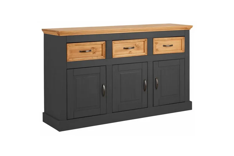 Selma Skjenk 145 cm, Grå