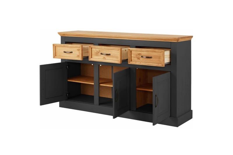 Selma Skjenk 145 cm - Grå - Oppbevaring - Oppbevaringsmøbler - Sideboard & skjenk