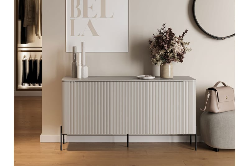 Sherie Skjenk 150x40 cm - Beige - Oppbevaring - Oppbevaringsmøbler - Sideboard & skjenk