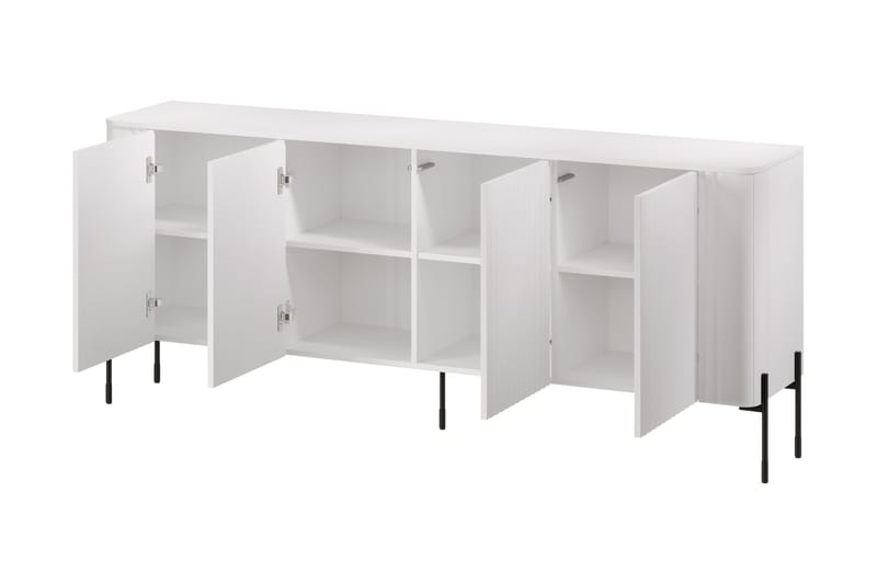 Sherie Skjenk 190x40 cm - Hvit - Oppbevaring - Oppbevaringsmøbler - Sideboard & skjenk