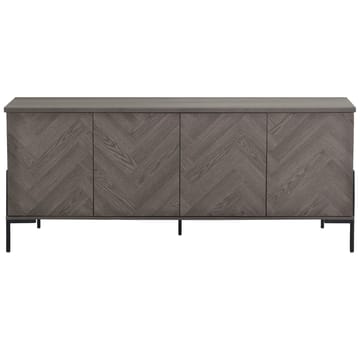 Sideboard Loft24 Vitt fiskbensmönster/vit ek - Hvit eik i fiskebeinsmønster / hvit eik - Oppbevaring - Oppbevaringsmøbler - Sideboard & skjenk