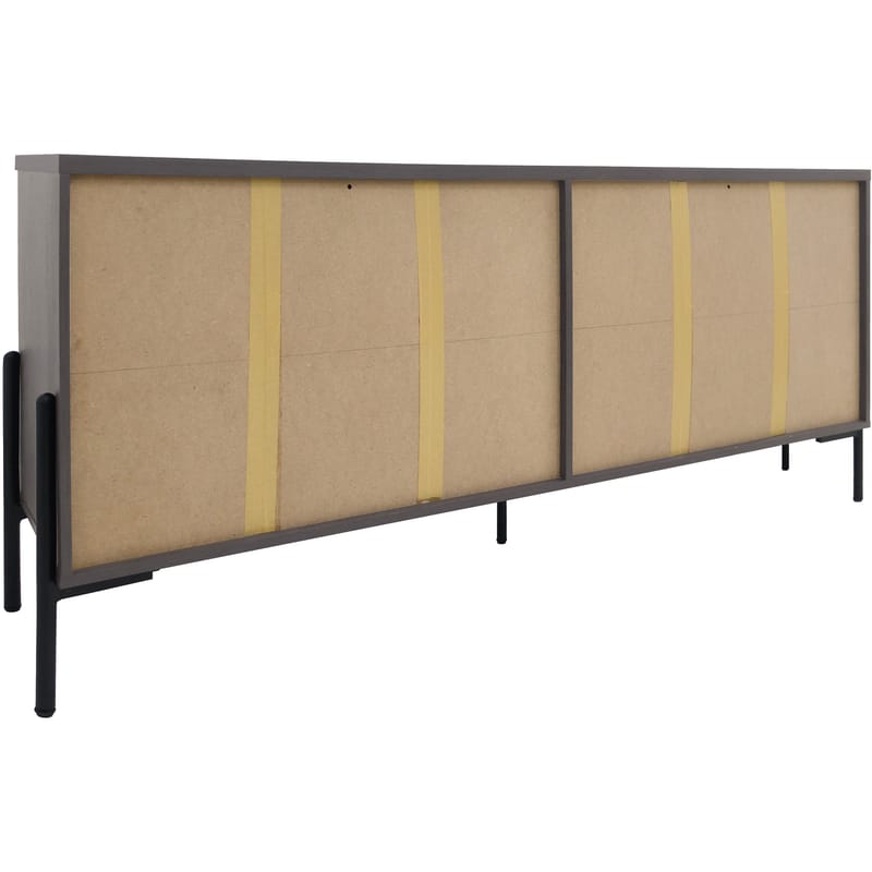 Sideboard Loft24 Vitt fiskbensmönster/vit ek - Hvit eik i fiskebeinsmønster / hvit eik - Oppbevaring - Oppbevaringsmøbler - Sideboard & skjenk