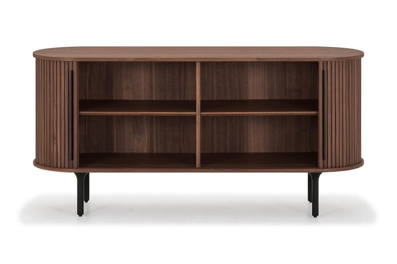 Sideboard Neandir 150x45 cm Massiv Valnøtt - Brun - Sideboard & skjenk