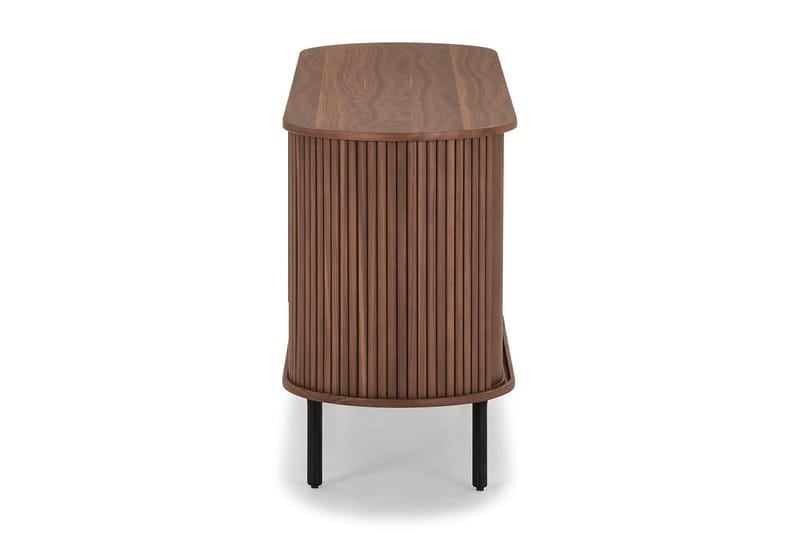 Sideboard Neandir 150x45 cm Massiv Valnøtt - Brun - Sideboard & skjenk