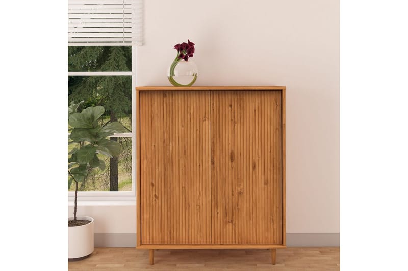 Sideboard og skjenk Loft24 Jerzy Skjenk 99 cm Brun - Oppbevaring - Oppbevaringsmøbler - Sideboard & skjenk