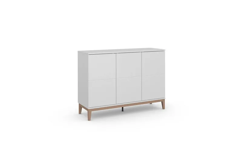 Sideboard og skjenk Loft24 Skjenk Pelle 120x41x85 cm, hvit/Wotan eik Vit