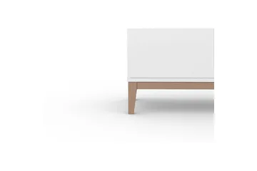 Sideboard og skjenk Loft24 Skjenk Pelle 120x41x85 cm, hvit/Wotan eik Vit - Oppbevaring - Oppbevaringsmøbler - Sideboard & skjenk