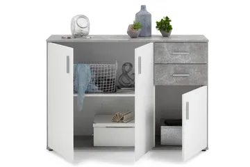 Albi Skjenk 121 cm - Grå/Hvit - Oppbevaring - Oppbevaringsmøbler - Sideboard & skjenk