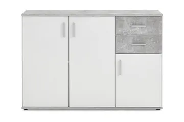 Albi Skjenk 121 cm - Grå/Hvit - Oppbevaring - Oppbevaringsmøbler - Sideboard & skjenk