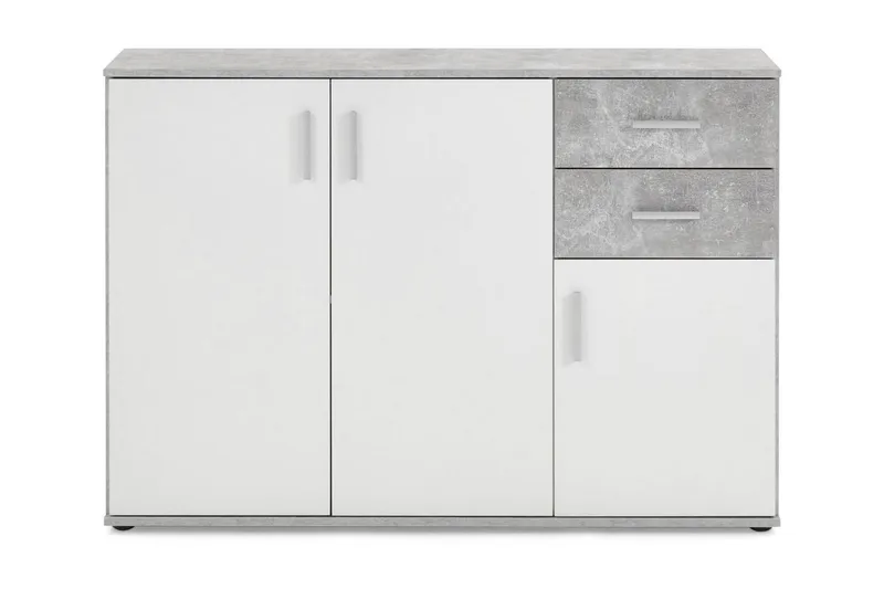 Albi Skjenk 121 cm - Grå/Hvit - Oppbevaring - Oppbevaringsmøbler - Sideboard & skjenk