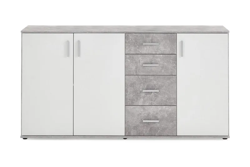 Albi Skjenk 160 cm - Grå/Hvit - Oppbevaring - Oppbevaringsmøbler - Sideboard & skjenk