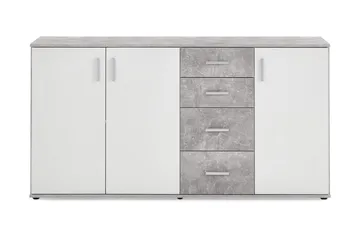 Albi Skjenk 160 cm - Grå/Hvit - Oppbevaring - Oppbevaringsmøbler - Sideboard & skjenk