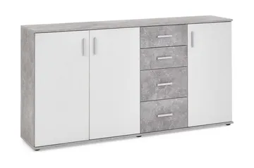 Albi Skjenk 160 cm - Grå/Hvit - Oppbevaring - Oppbevaringsmøbler - Sideboard & skjenk