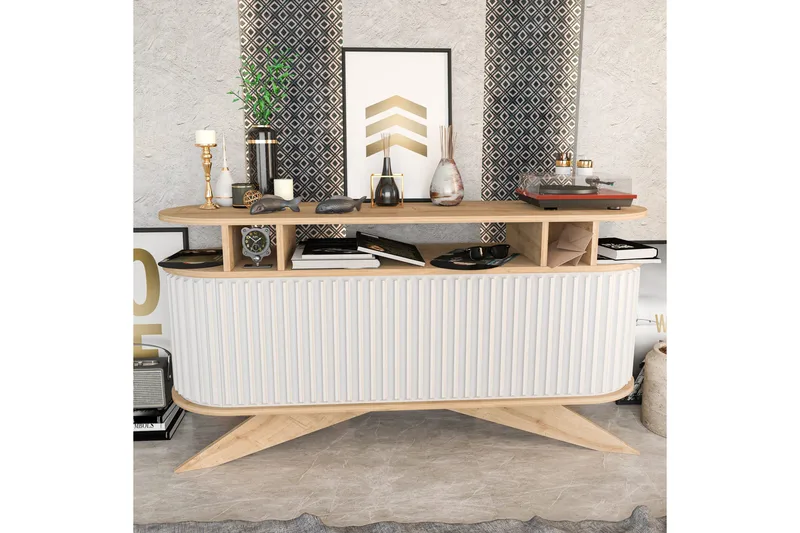 Andifli Sideboard 43x75x150 cm - Eik - Oppbevaring - Oppbevaringsmøbler - Sideboard & skjenk